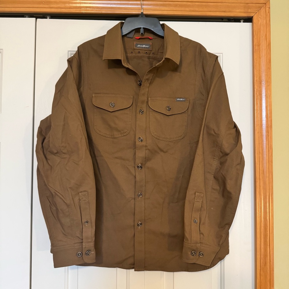 Eddie Bauer Capacitor Flex‎ Canvas Work Shirt